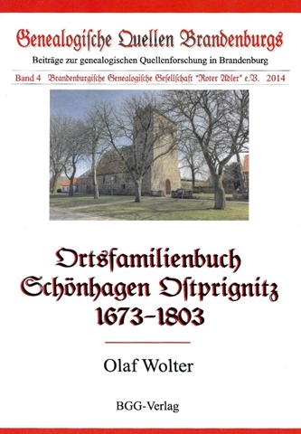Ortsfamilienbuch Schönhagen Ostprignitz 1673-1803